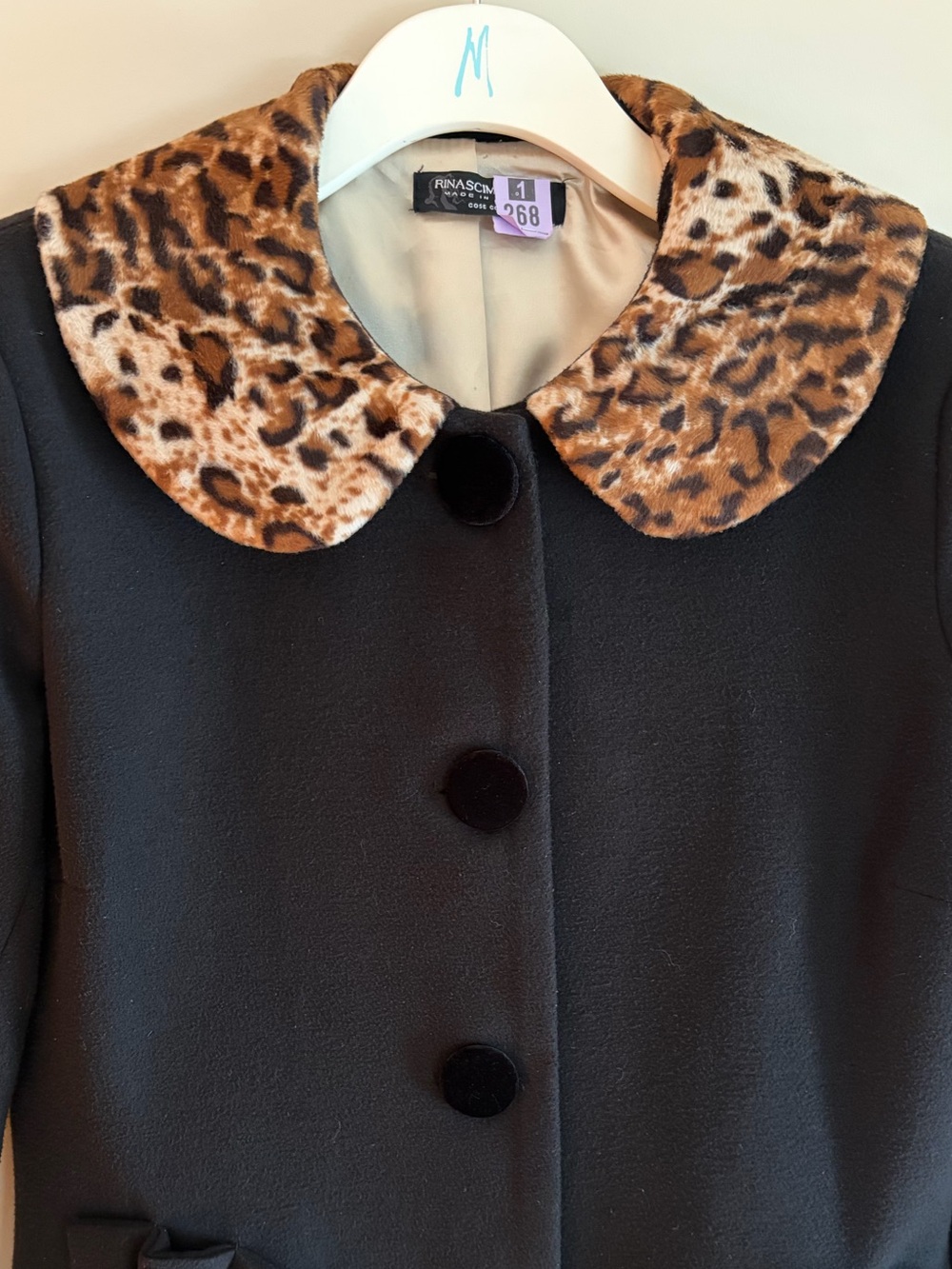 Rinascimento size L 3/4 wool coat - Picture 3 of 13